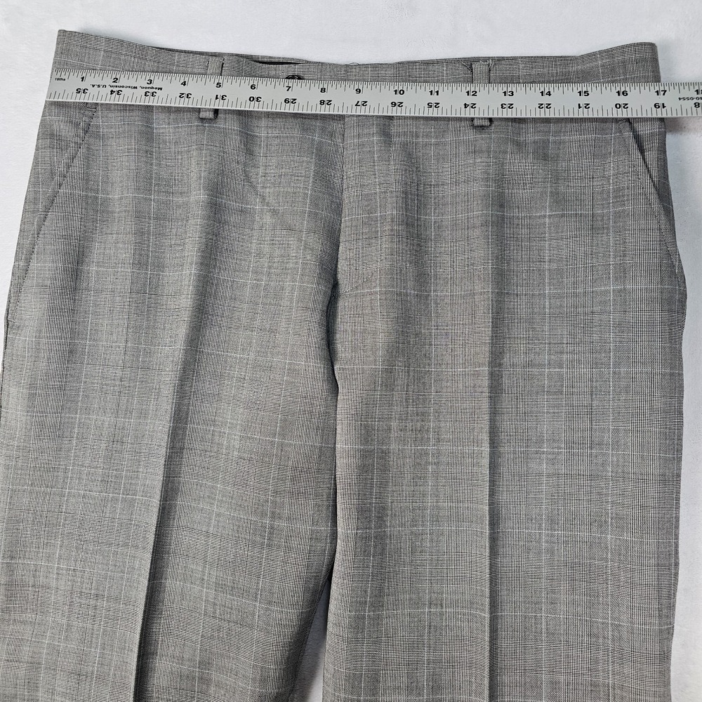 Indochino Suit Mens Sz 42R Pants 34x31 Houndstooth Glen Plaid Check 100% Wool - Picture 13 of 16